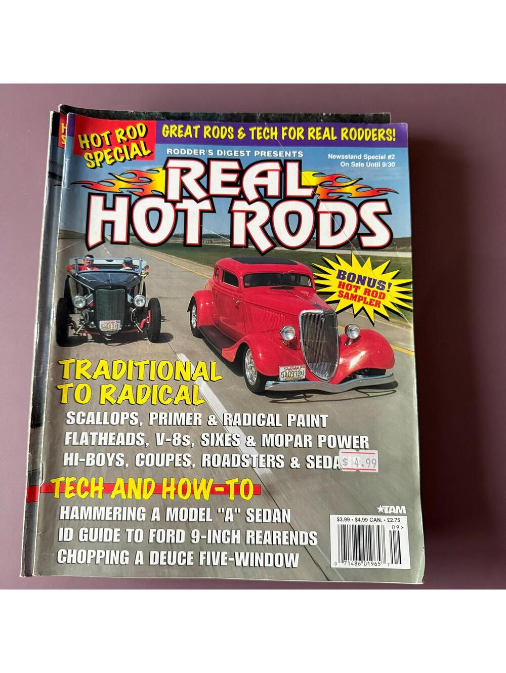 Vintage Hot Rodder Chevy Auto Magazine Custom Rodder B2